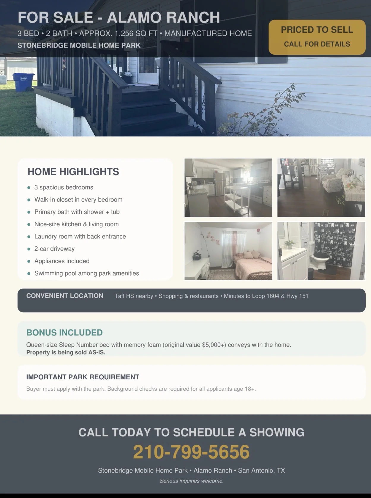 11555 Culebra Rd Site 366, San Antonio, Texas